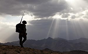En amerikansk soldat på plats i Logar-provinsen i Afghanistan. Arkivfoto: U.S. Army/flickr