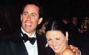 Jerry Seinfeld och Julia Louis Dreyfuss på Emmy-galan 1997. Foto: Alan Light/flickr